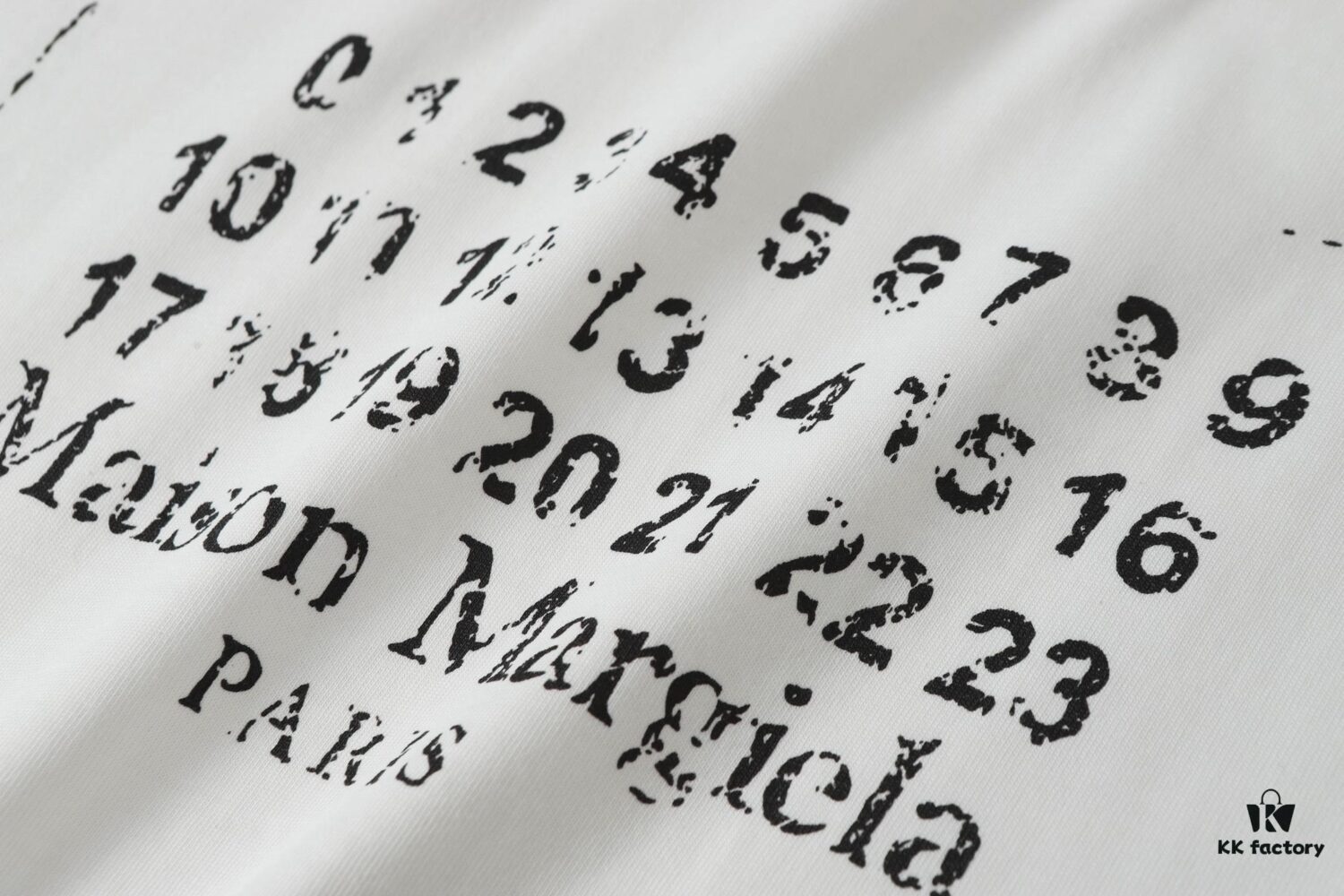 Maison Margiela Spring/Summer 2025 Letter Print Logo T-Shirt Unisex Short Sleeve