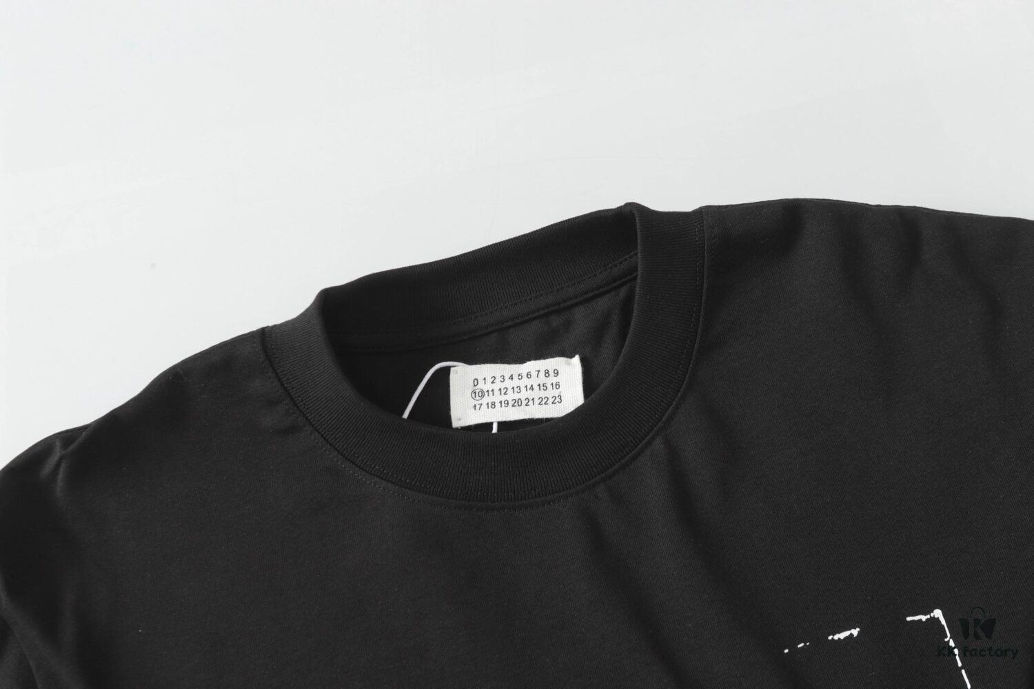 Maison Margiela SS25 Letter Print Logo T-Shirt Unisex Short Sleeve