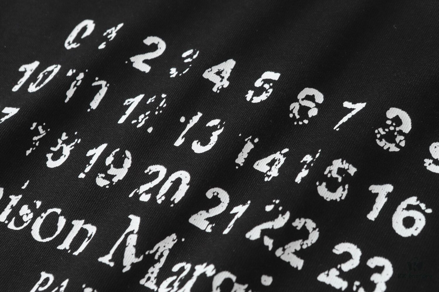 Maison Margiela SS25 Letter Print Logo T-Shirt Unisex Short Sleeve