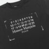 Maison Margiela SS25 Letter Print Logo T-Shirt Unisex Short Sleeve