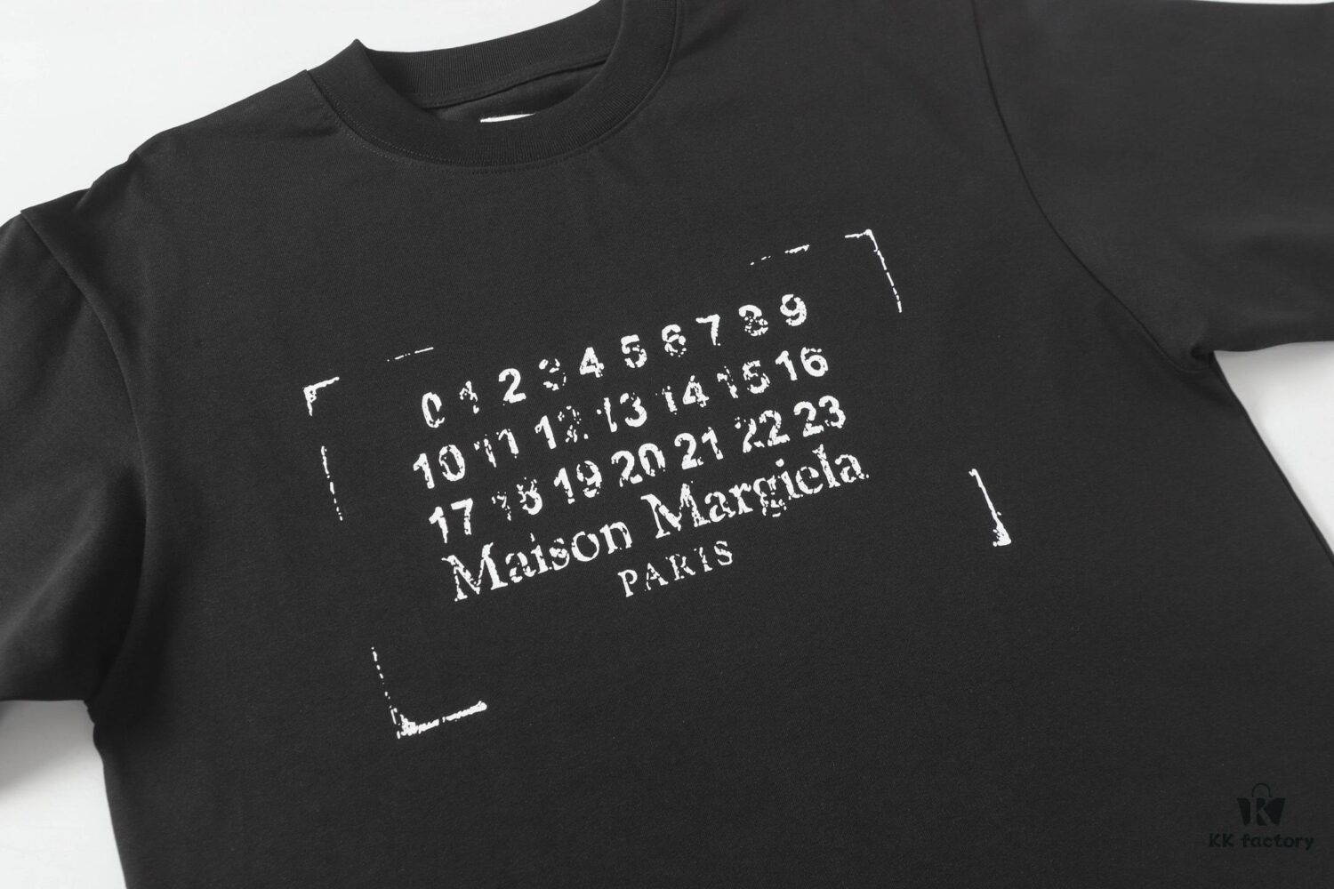 Maison Margiela SS25 Letter Print Logo T-Shirt Unisex Short Sleeve