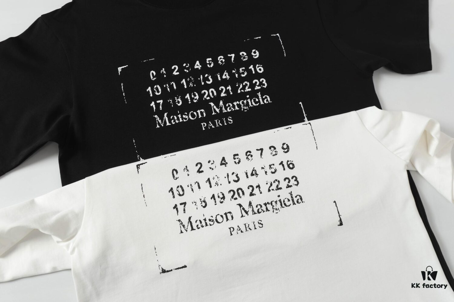 Maison Margiela SS25 Letter Print Logo T-Shirt Unisex Short Sleeve