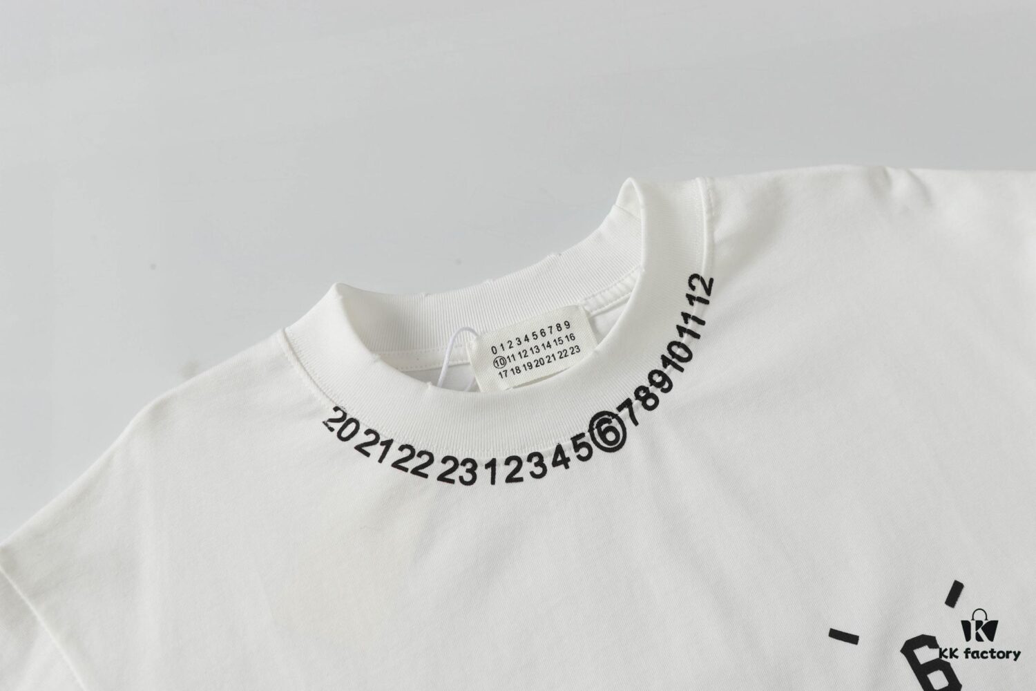 MM6 Maison Margiela 25SS Printed Logo Round Neck Short Sleeve T-Shirt
