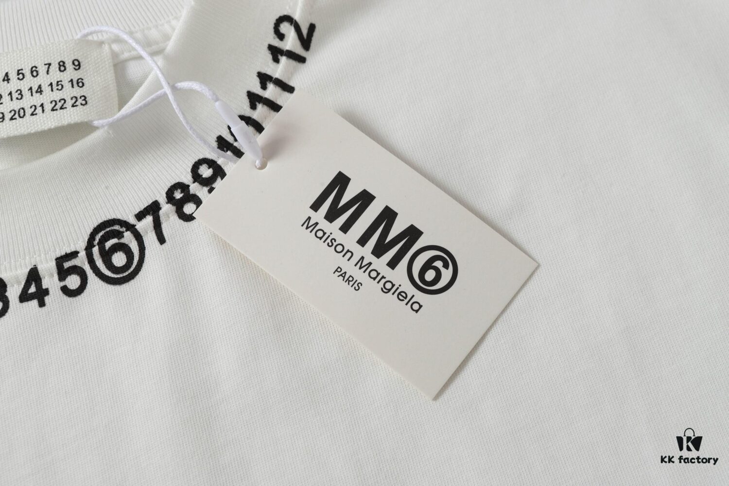 MM6 Maison Margiela 25SS Printed Logo Round Neck Short Sleeve T-Shirt