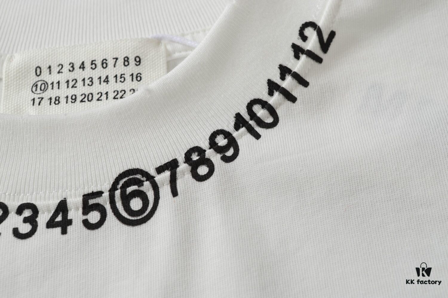 MM6 Maison Margiela 25SS Printed Logo Round Neck Short Sleeve T-Shirt