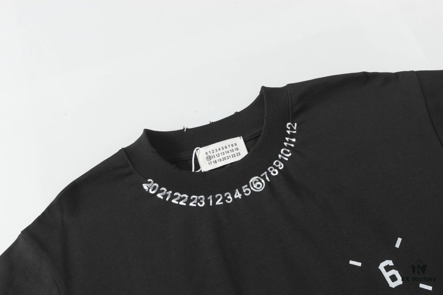 MM6 Maison Margiela 25SS Printed Logo Round Neck Short Sleeve T-Shirt