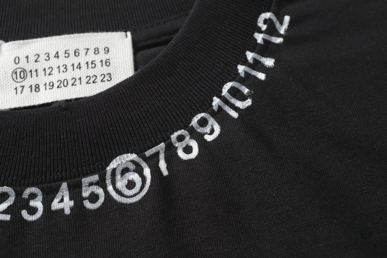 MM6 Maison Margiela 25SS Printed Logo Round Neck Short Sleeve T-Shirt