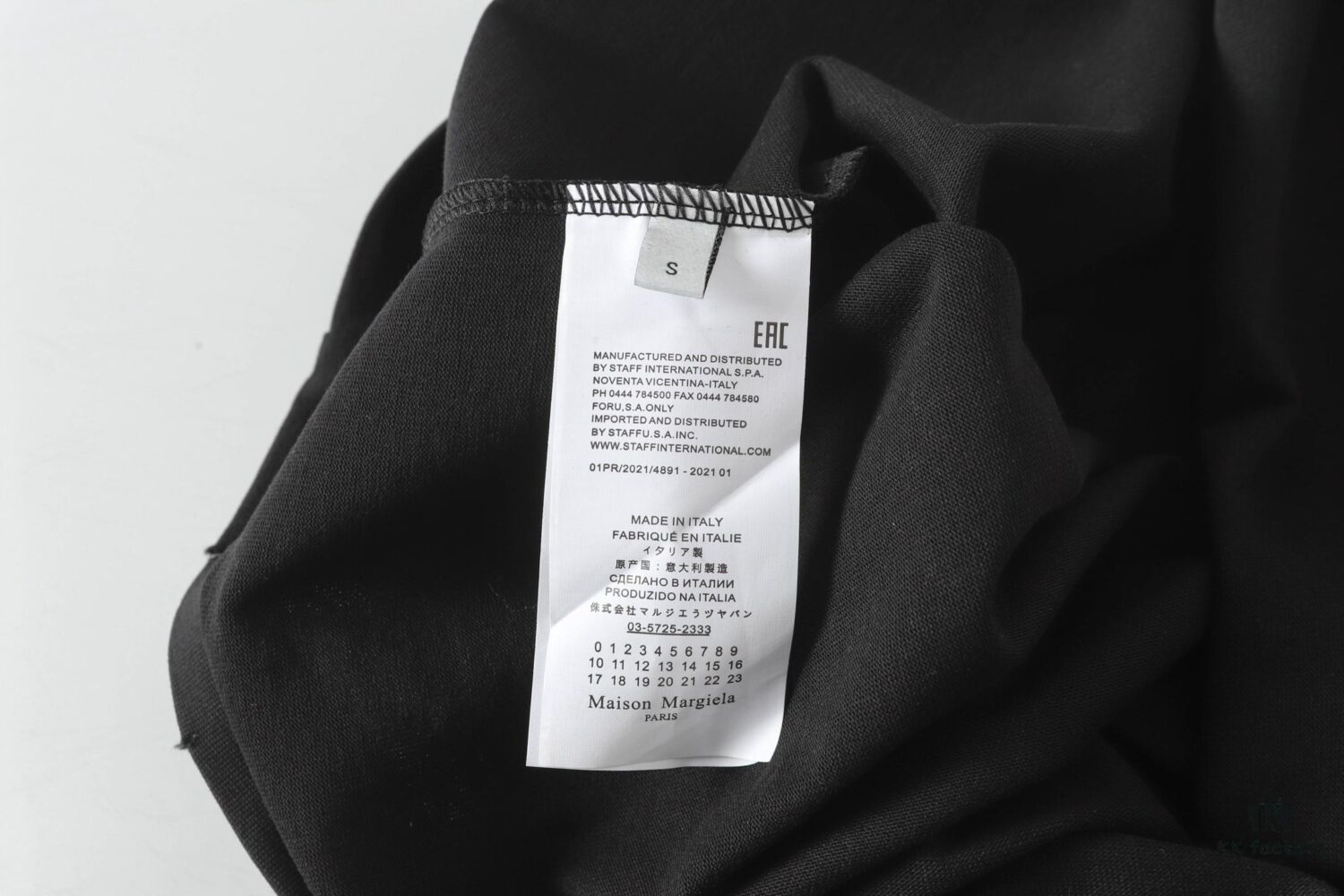 MM6 Maison Margiela 25SS Printed Logo Round Neck Short Sleeve T-Shirt