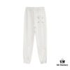 Maison Margiela 24FW Spring and Autumn New Classic Number Logo Pocket Four-Point Embroidered Cuffed Casual Pants Unisex