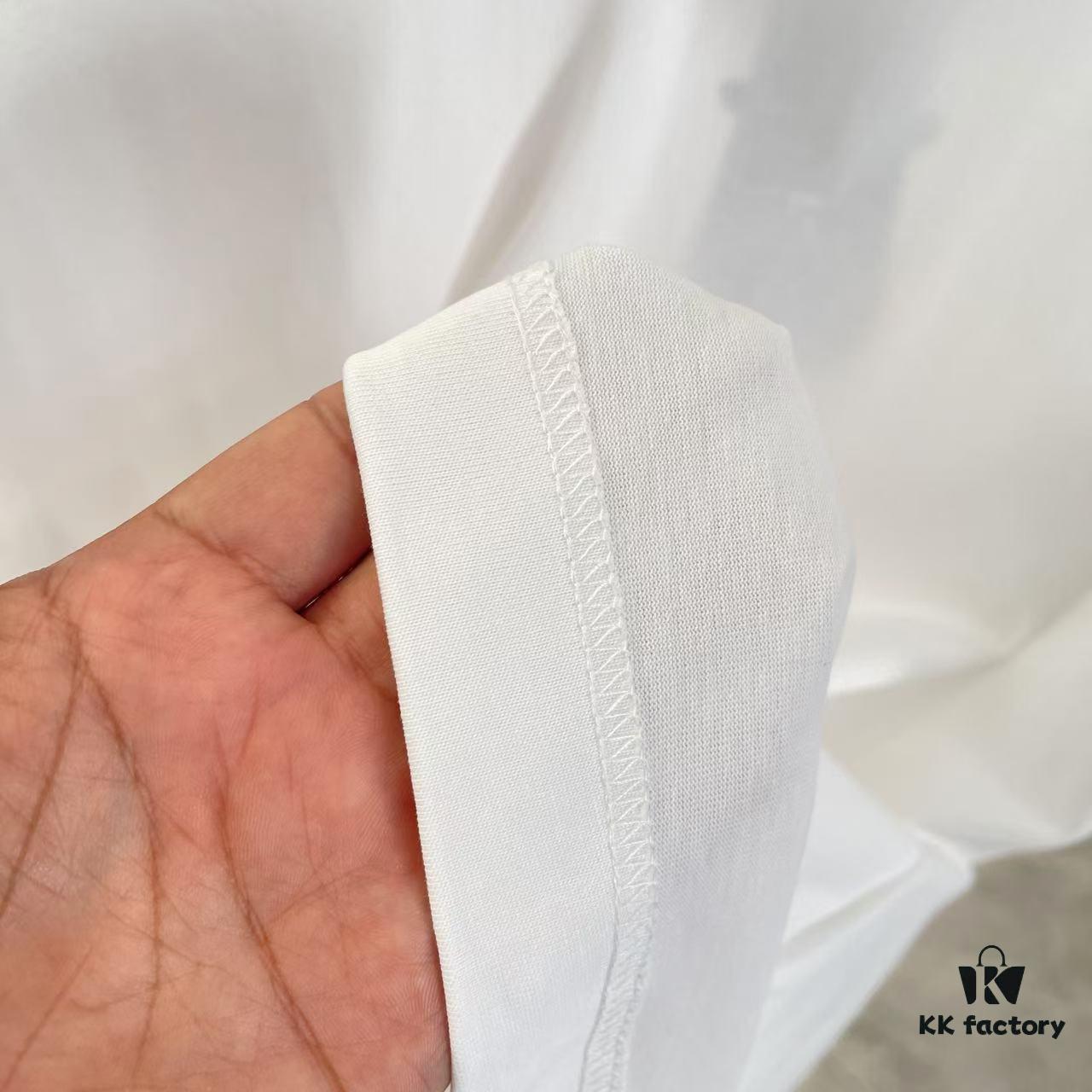 MM6 Maison Margiela 2025 Summer New Arrival Personalized Logo Print Custom 300g Fabric Short Sleeve T-Shirt Unisex