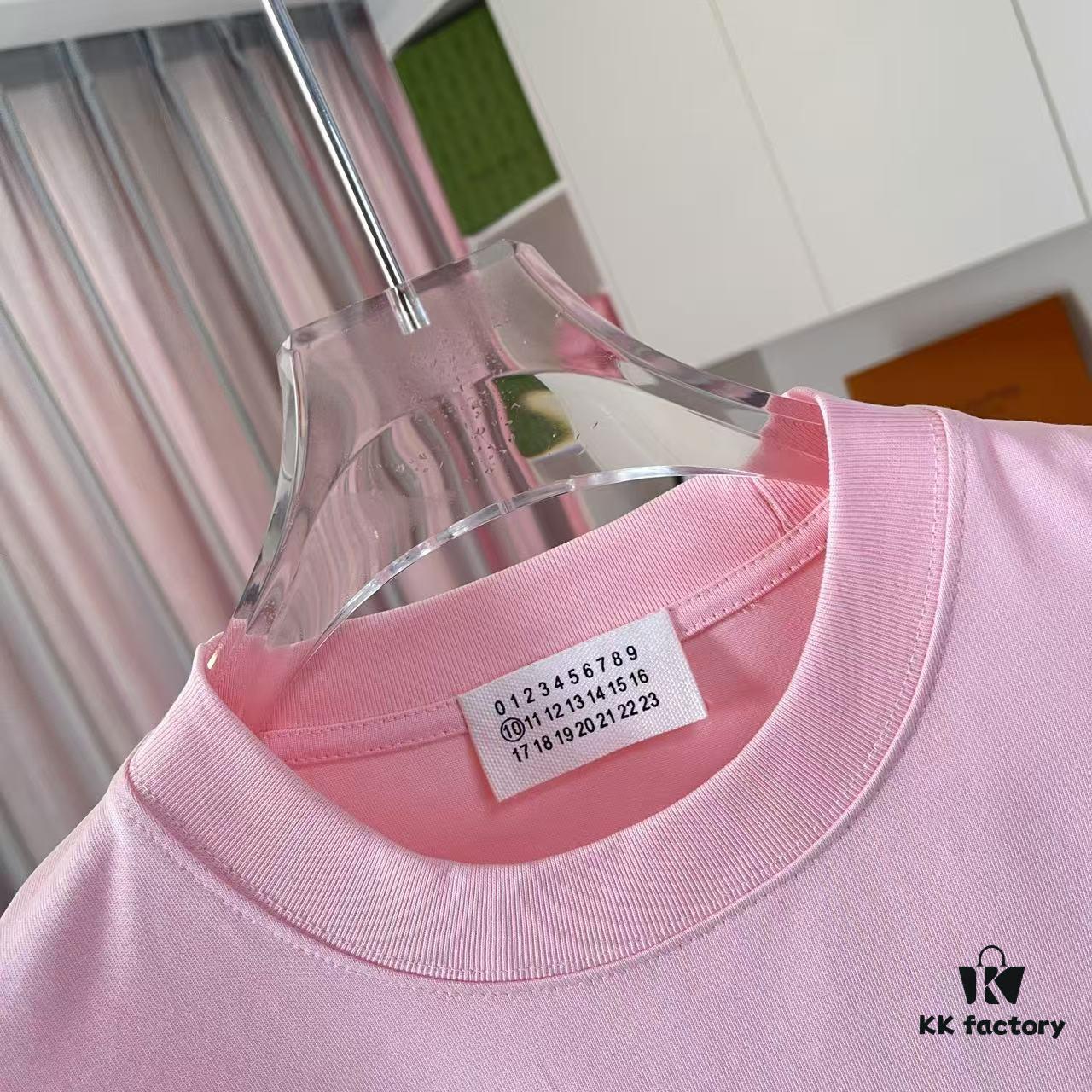 MM6 Maison Margiela 2025 Summer New Arrival Personalized Logo Print Custom Fabric 300g Short Sleeve T-Shirt Unisex