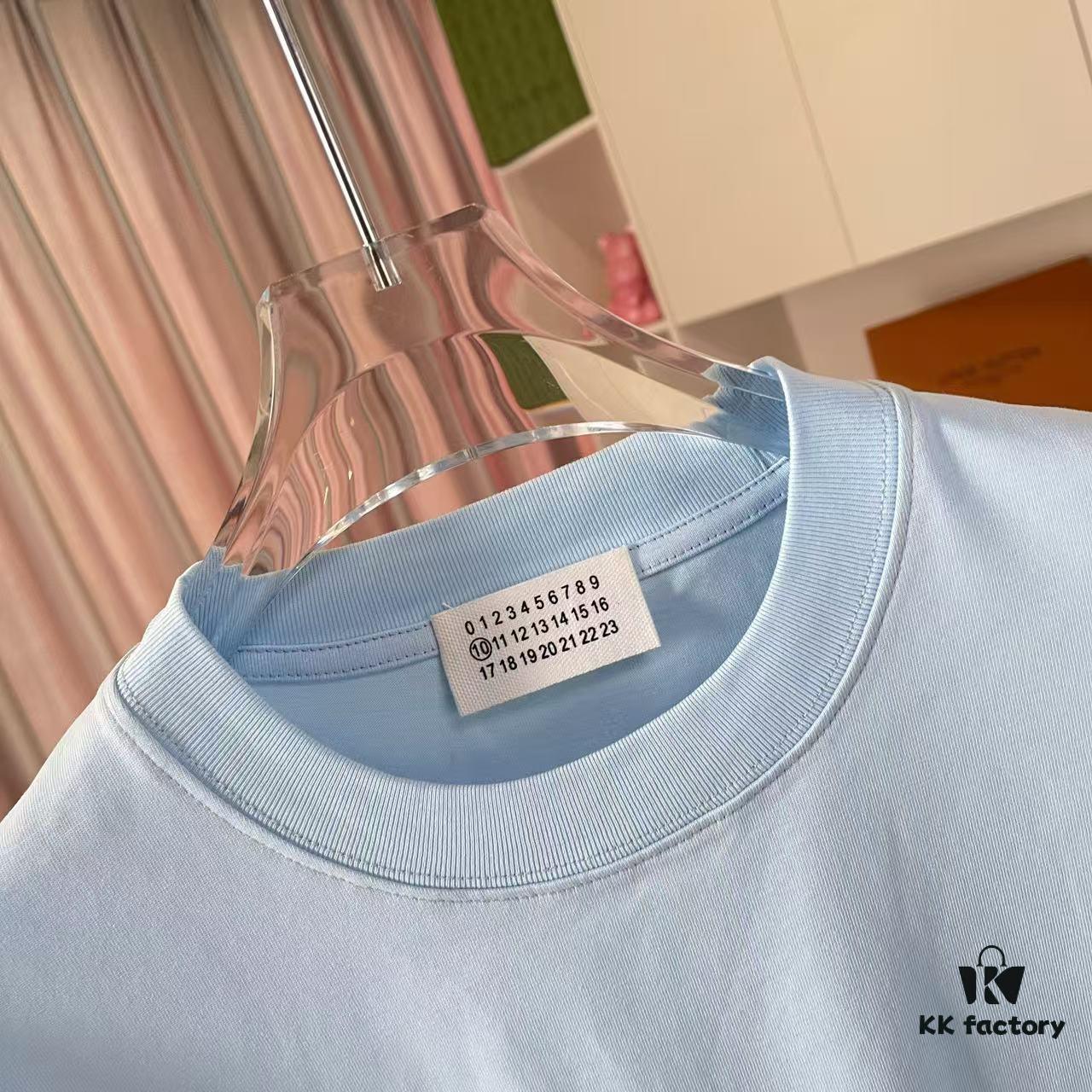 MM6 Maison Margiela 2025 Summer New Arrival Personalized Logo Print Custom 300g Fabric Short Sleeve T-Shirt Unisex