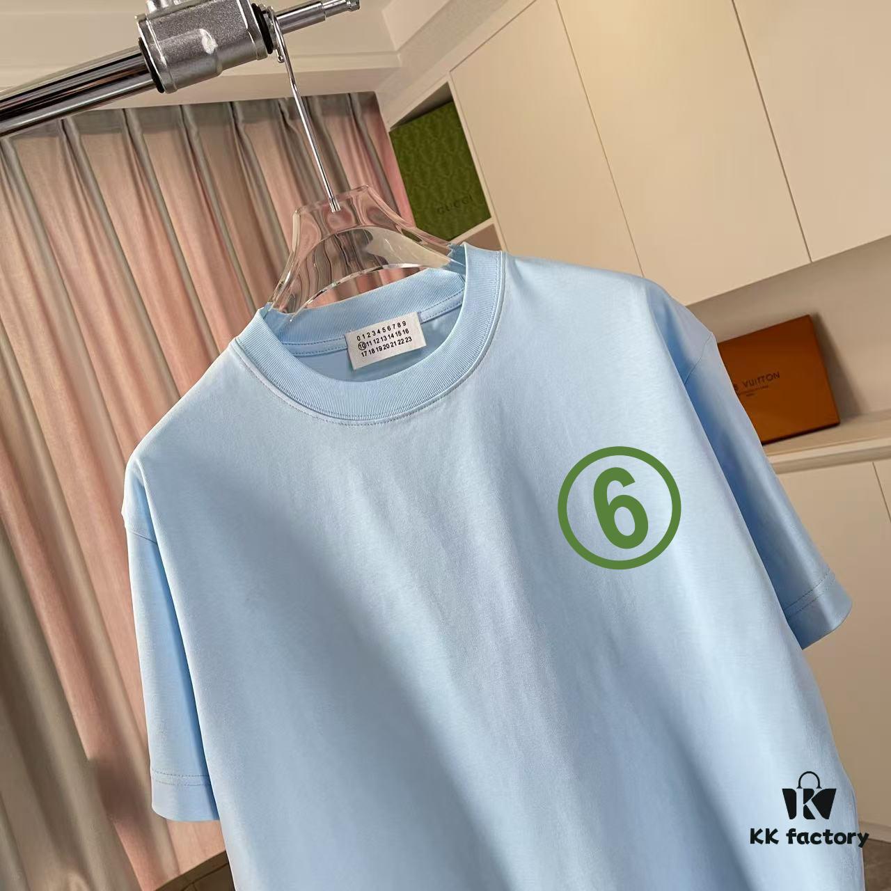 MM6 Maison Margiela 2025 Summer New Arrival Personalized Logo Print Custom 300g Fabric Short Sleeve T-Shirt Unisex