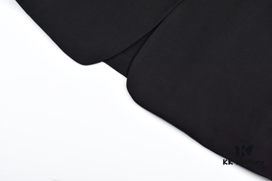 MM6 Maison Margiela Collarless Wool Blazer