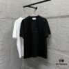 MM6 Maison Margiela 2025 Spring/Summer New Arrival Chest Embroidered Four-Stripe Short-Sleeve T-Shirt Custom Double-Gauze Plain-Woven 100% Cotton 300 Fabric Unisex
