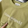 Maison Margiela 25SS Spring/Summer New Arrival Embroidered 300g Short Sleeve T-Shirt (Top Tier Version, Distinguished from Standard Stock)