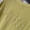 Maison Margiela 25SS Spring/Summer New Arrival Embroidered 300g Short Sleeve T-Shirt (Top Tier Version, Distinguished from Standard Stock)