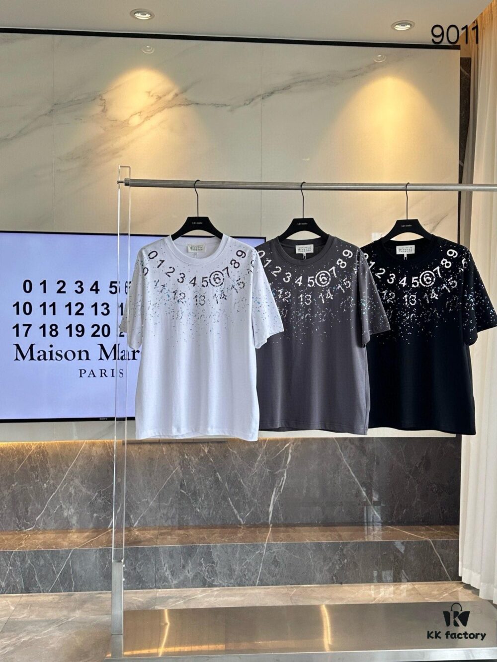 Maison Margiela MM6 Top Quality Version Short Sleeve Round Neck T-Shirt (Distinct from Standard Stock)