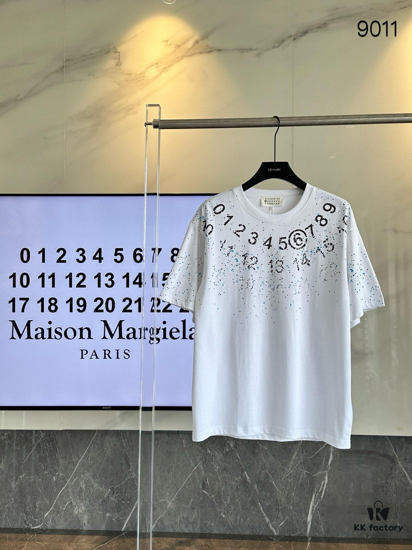 Maison Margiela MM6 Top Quality Version Short Sleeve Round Neck T-Shirt (Distinct from Standard Stock)