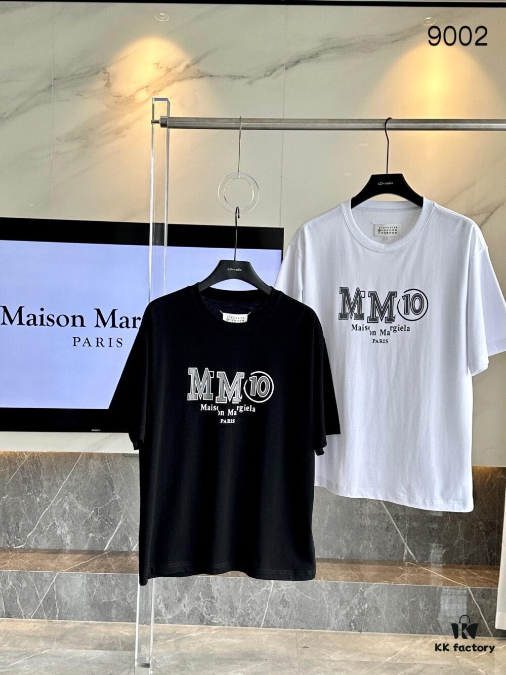 Maison Margiela MM6 Top Quality Version (Different from Standard Stock) Summer Round Neck Short Sleeve T-Shirt