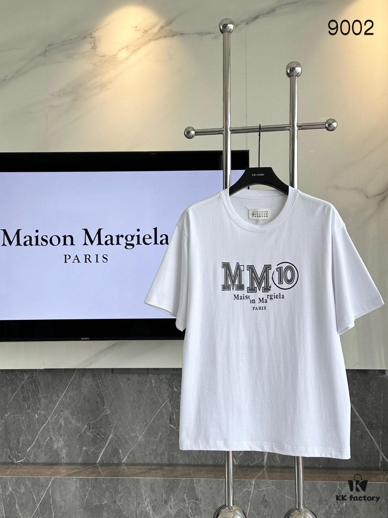 Maison Margiela MM6 Top Quality Version (Different from Standard Stock) Summer Round Neck Short Sleeve T-Shirt