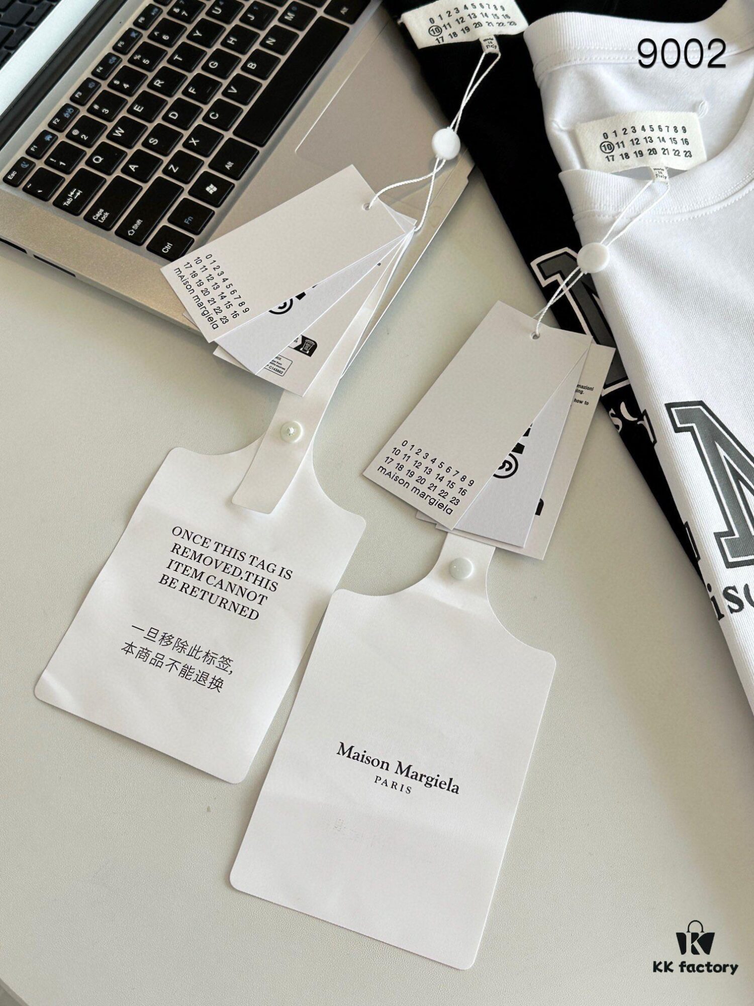 Maison Margiela MM6 Top Quality Version (Different from Standard Stock) Summer Round Neck Short Sleeve T-Shirt