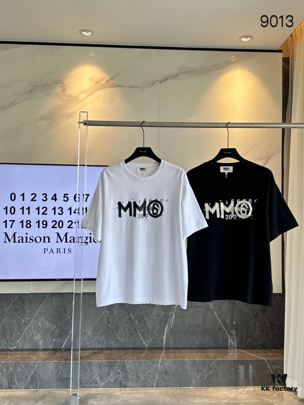 Maison Margiela MM6 Summer Round Neck Short Sleeve T-Shirt (Top Grade Version, Distinguished from Standard Stock)
