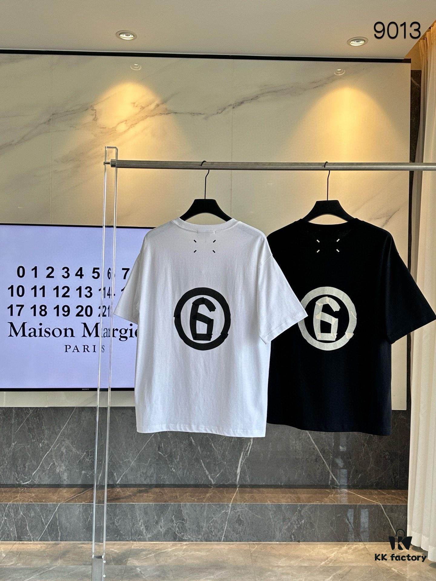 Maison Margiela MM6 Summer Round Neck Short Sleeve T-Shirt (Top Grade Version, Distinguished from Standard Stock)