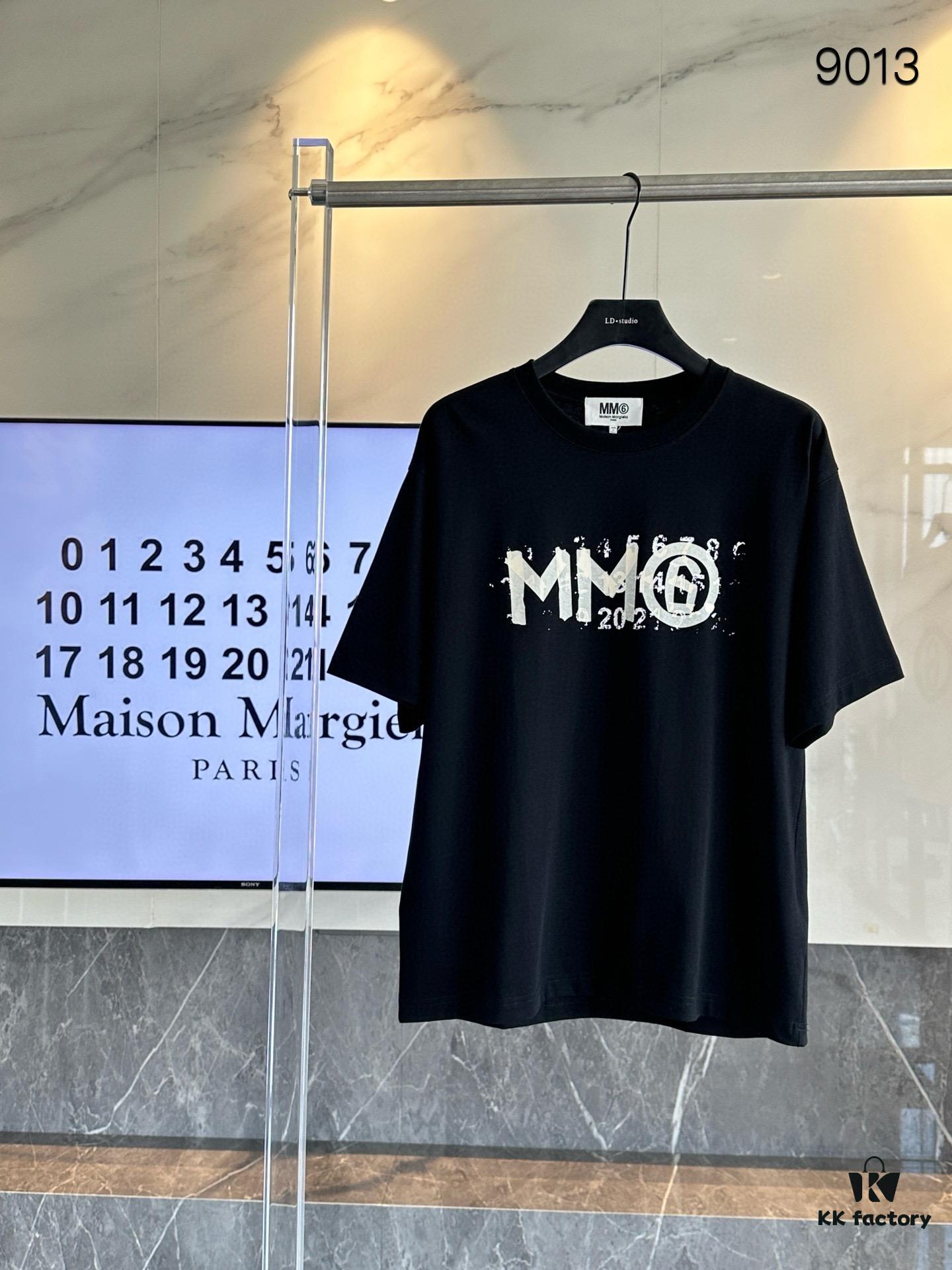 Maison Margiela MM6 Summer Round Neck Short Sleeve T-Shirt (Top Grade Version, Distinguished from Standard Stock)