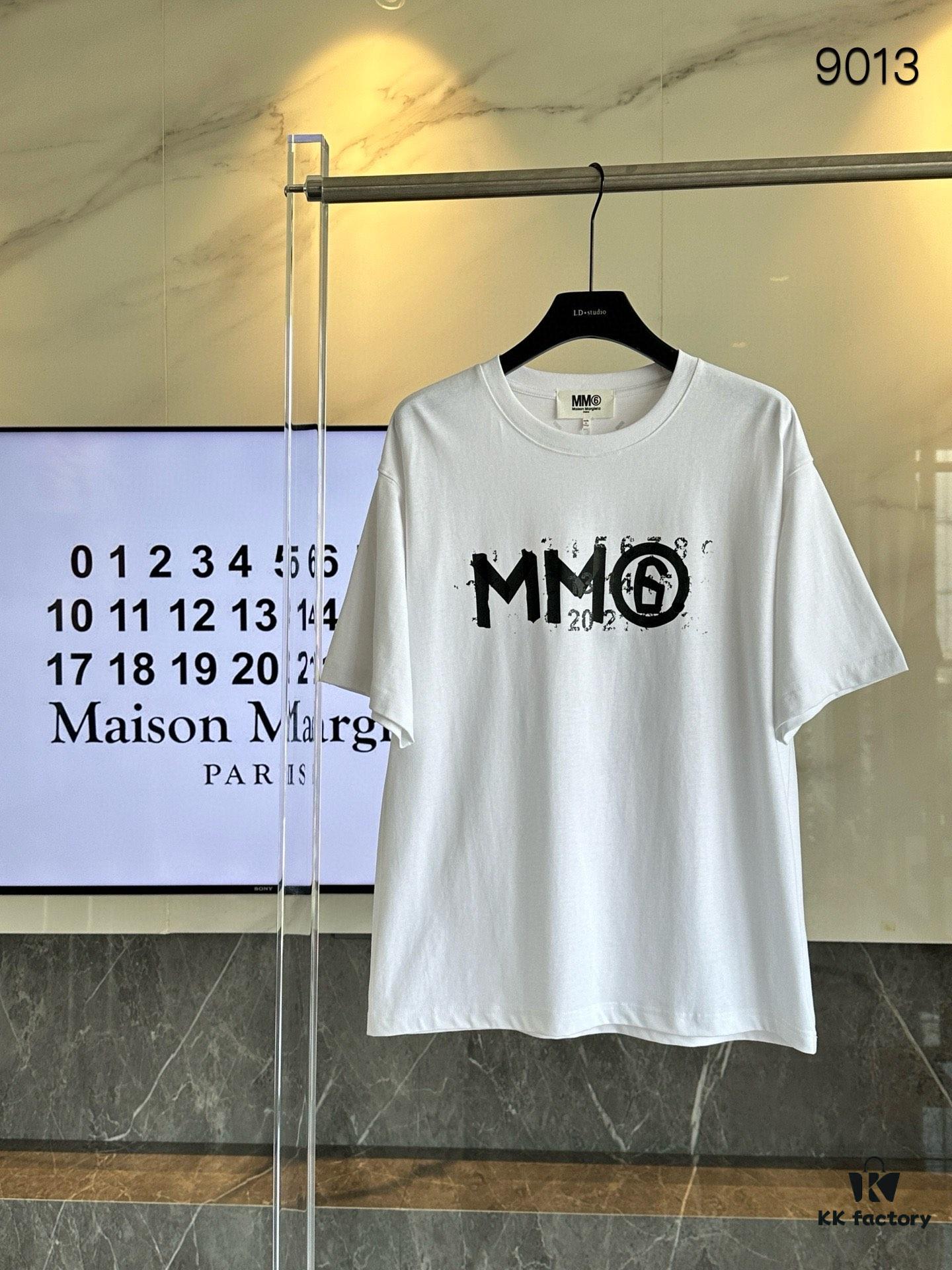 Maison Margiela MM6 Summer Round Neck Short Sleeve T-Shirt (Top Grade Version, Distinguished from Standard Stock)