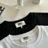 Maison Margiela MM6 Summer Round Neck Short Sleeve T-Shirt (Top Grade Version, Distinguished from Standard Stock)