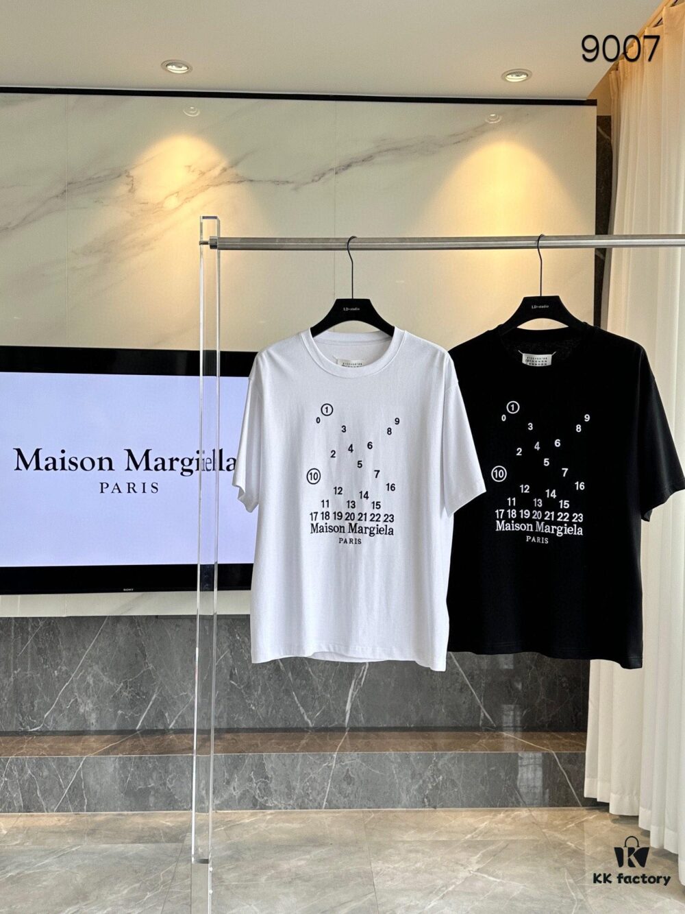 Maison Margiela MM6 Summer Round Neck Short Sleeve T-Shirt (Top Grade Version, Distinguished from Standard Stock)