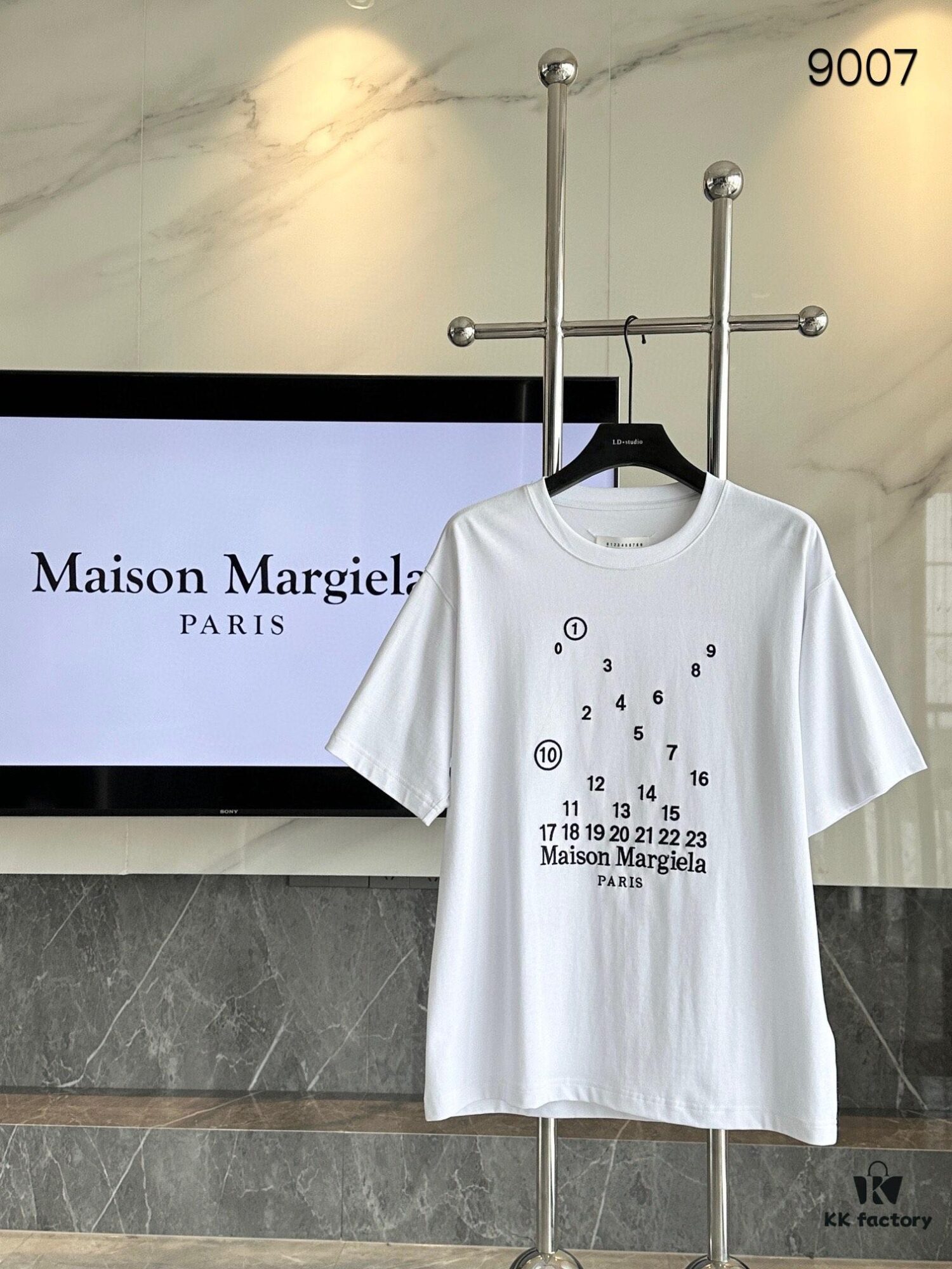 Maison Margiela MM6 Summer Round Neck Short Sleeve T-Shirt (Top Grade Version, Distinguished from Standard Stock)