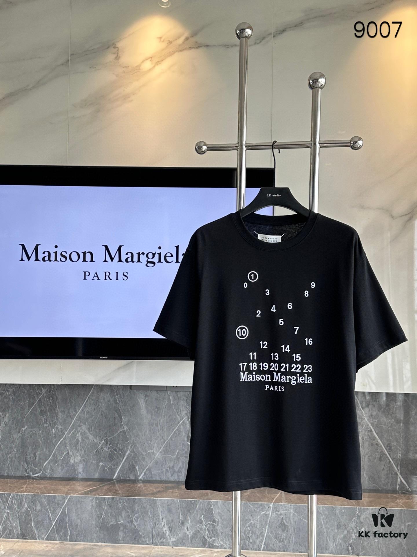 Maison Margiela MM6 Summer Round Neck Short Sleeve T-Shirt (Top Grade Version, Distinguished from Standard Stock)