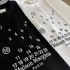 Maison Margiela MM6 Summer Round Neck Short Sleeve T-Shirt (Top Grade Version, Distinguished from Standard Stock)