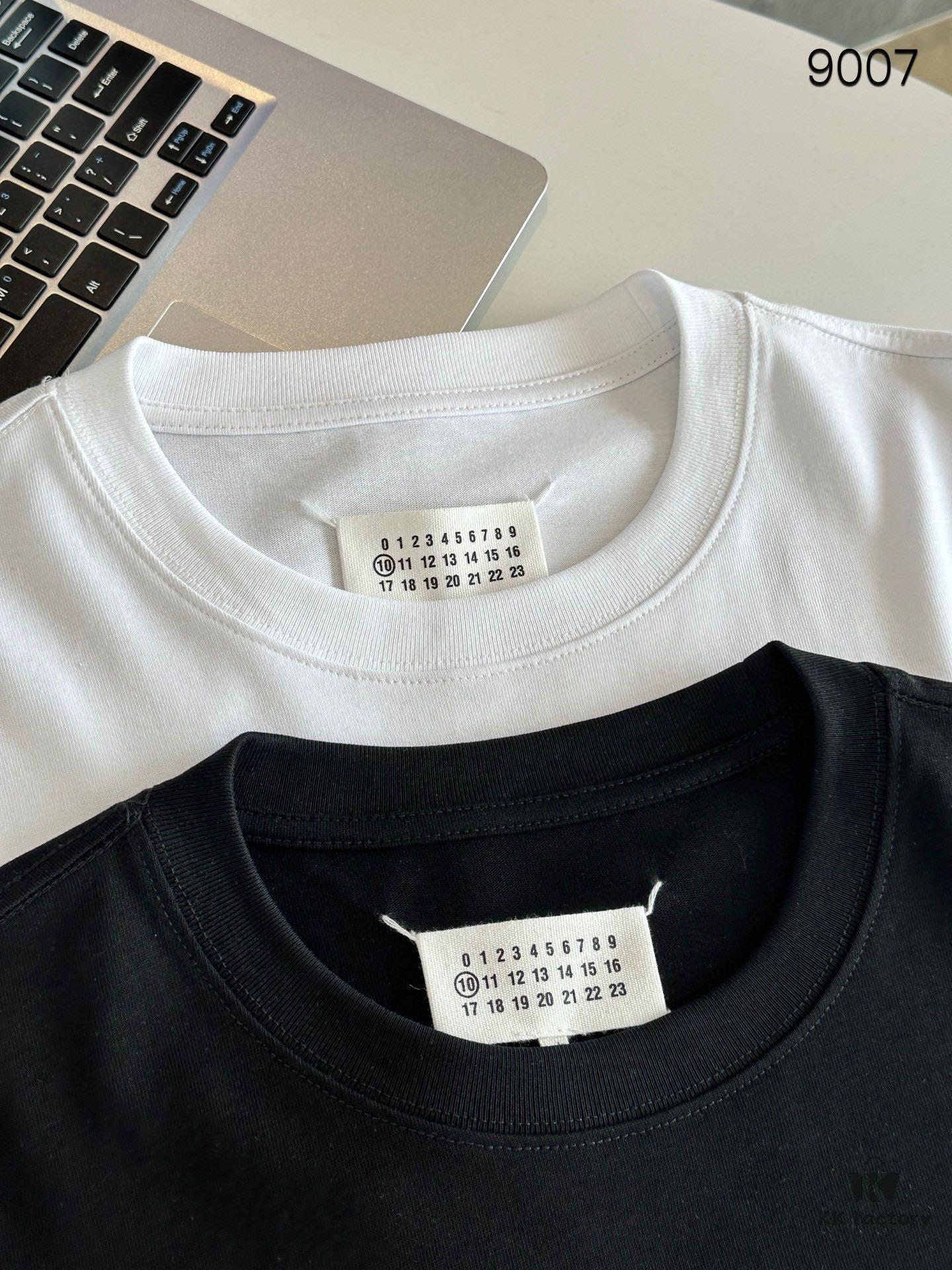 Maison Margiela MM6 Summer Round Neck Short Sleeve T-Shirt (Top Grade Version, Distinguished from Standard Stock)