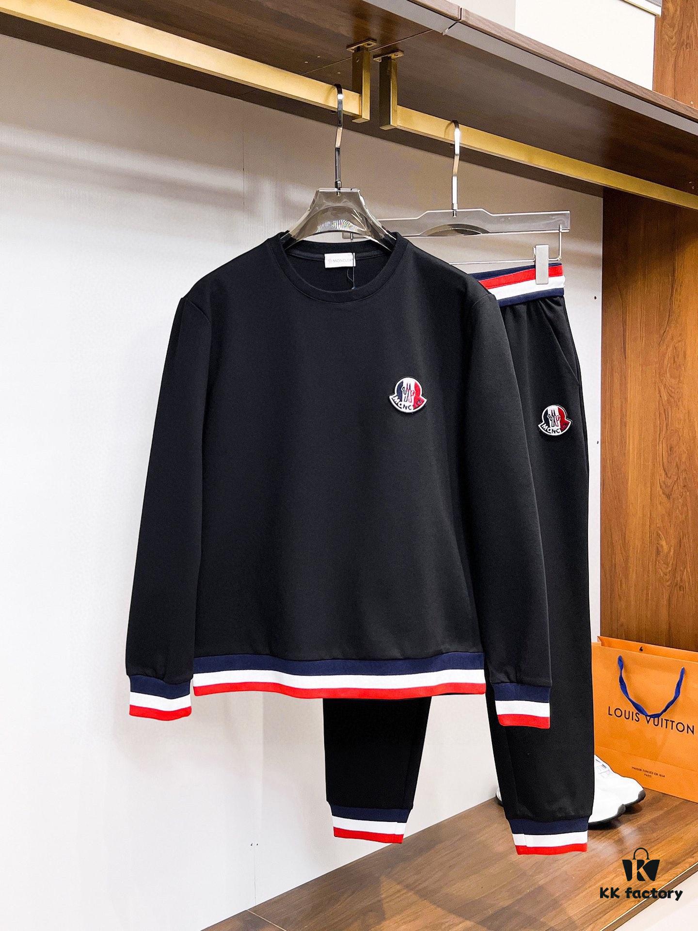 MONCLER Hoodie Set 2025 New Arrival Premium Quality 100% Natural Roman Cotton Elegant and Comfortable Unisex Sweatshirt Set