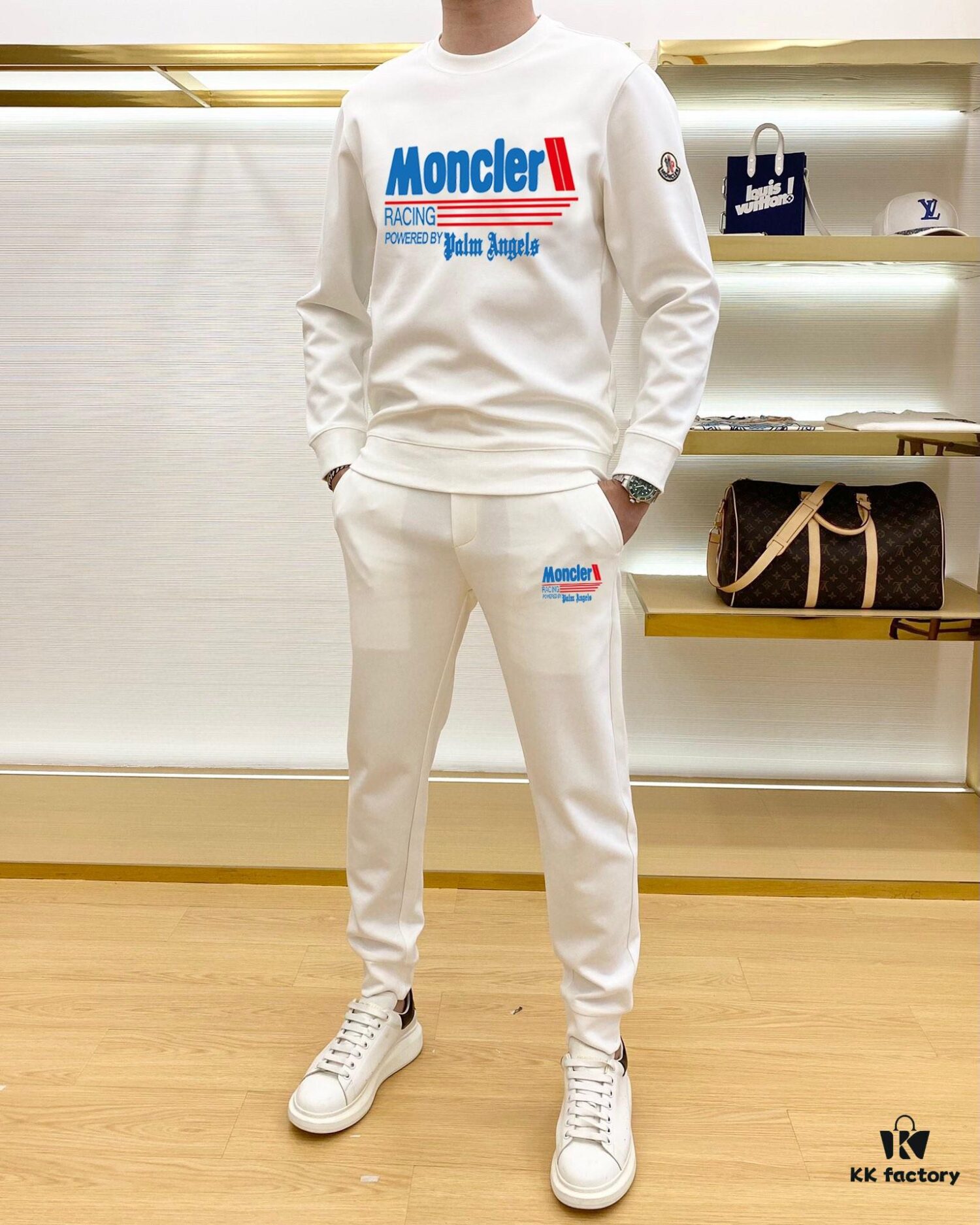 MONCLER Hoodie Set – Premium Natural Roman Cotton, Elegant and Comfortable Fit, Original Design by Top Fashion House