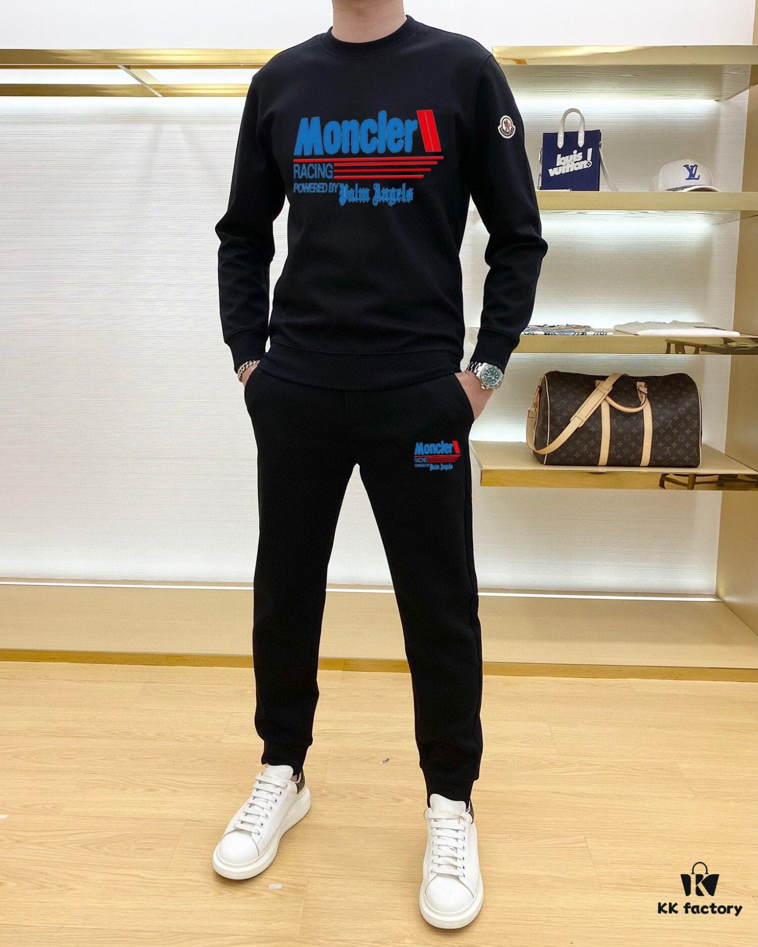 MONCLER Hoodie Set – Premium Natural Roman Cotton, Elegant and Comfortable Fit, Original Design by Top Fashion House