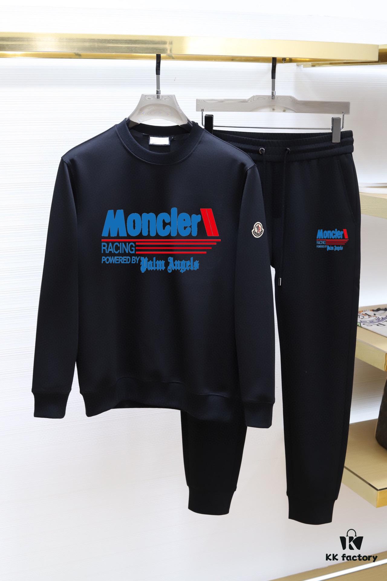 MONCLER Hoodie Set – Premium Natural Roman Cotton, Elegant and Comfortable Fit, Original Design by Top Fashion House