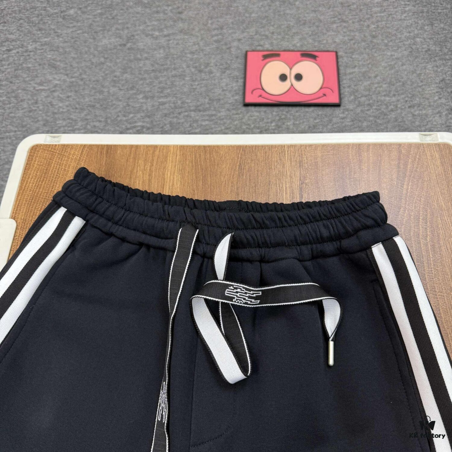 New Arrival Moncler Logo Striped Drawstring Straight Leg Sweatpants