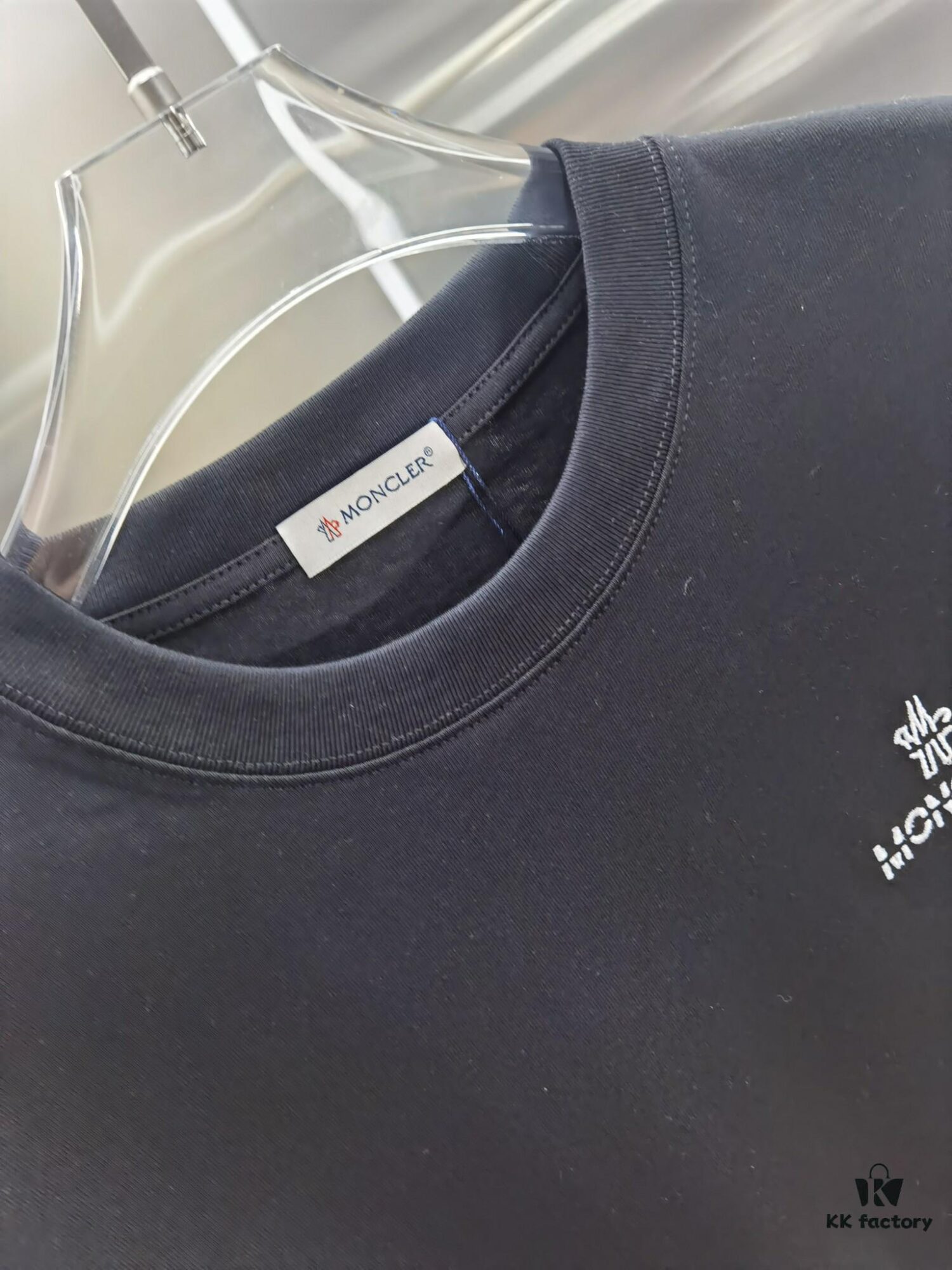 Mong*ku MO*CLER Embroidered Premium Short Sleeve T-Shirt