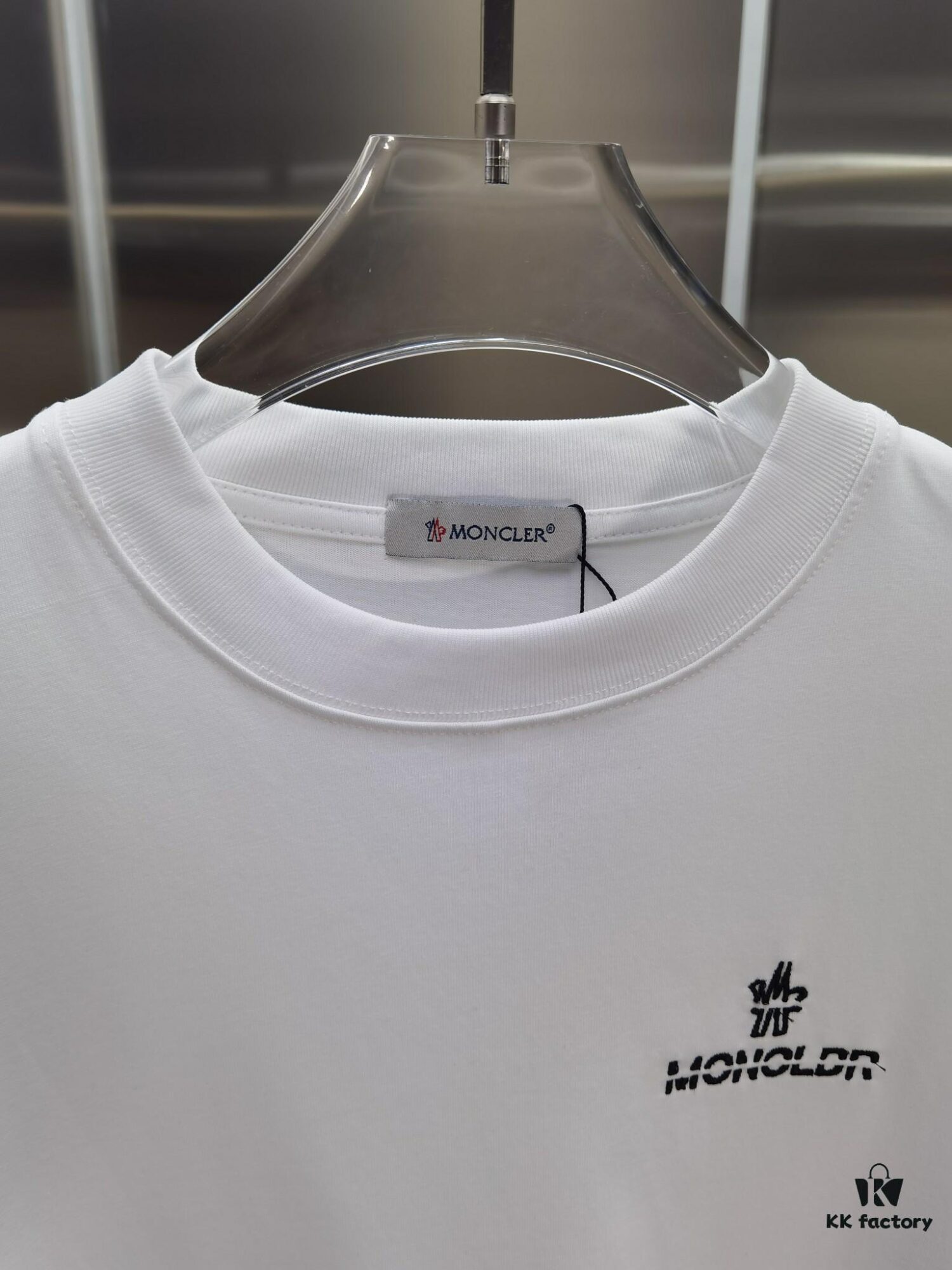 Mon*cle MO*CLER Embroidered Premium Version Short Sleeve T-Shirt