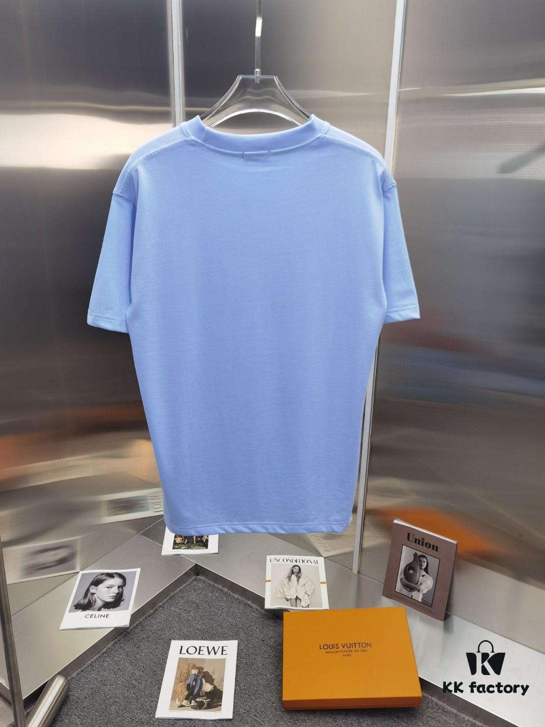 Mon*cleur Short Sleeve T-Shirt (Embroidered Premium Version, Different from Standard Stock)