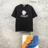 Moncler Minimalist Letter Small Logo Print Short Sleeve T-Shirt