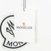 Moncler Y126 Minimalist Logo Print Short Sleeve T-Shirt in 270g Double-Brushed Pure Cotton