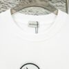 Moncler Y126 Minimalist Logo Print Short Sleeve T-Shirt in 270g Double-Brushed Pure Cotton