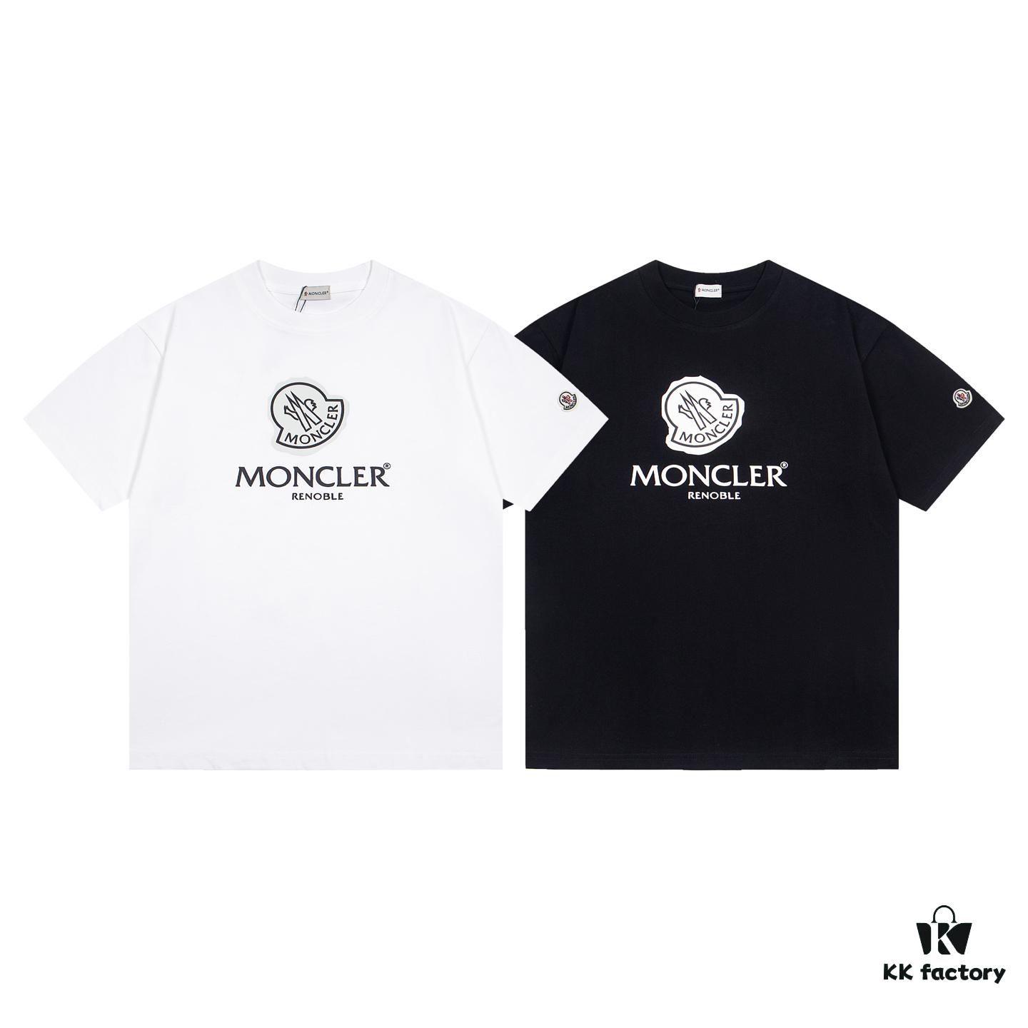 Moncler Minimalist Letter Logo Print Short Sleeve T-Shirt