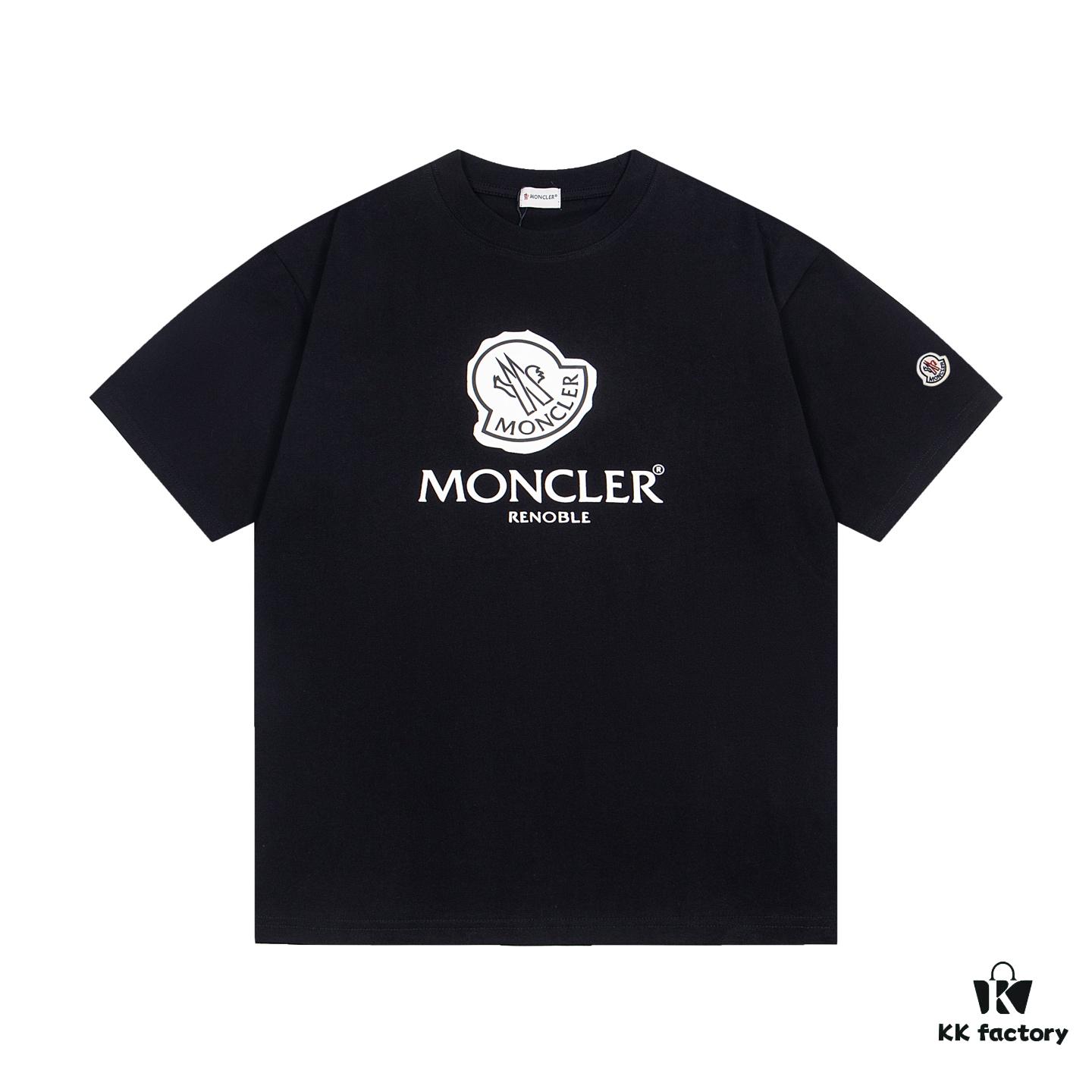 Moncler Minimalist Letter Logo Print Short Sleeve T-Shirt