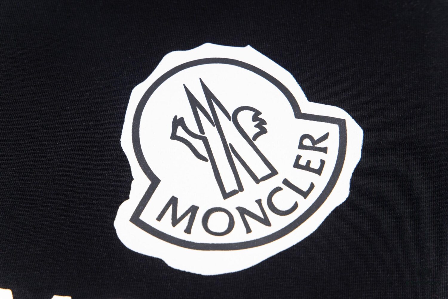 Moncler Minimalist Letter Logo Print Short Sleeve T-Shirt